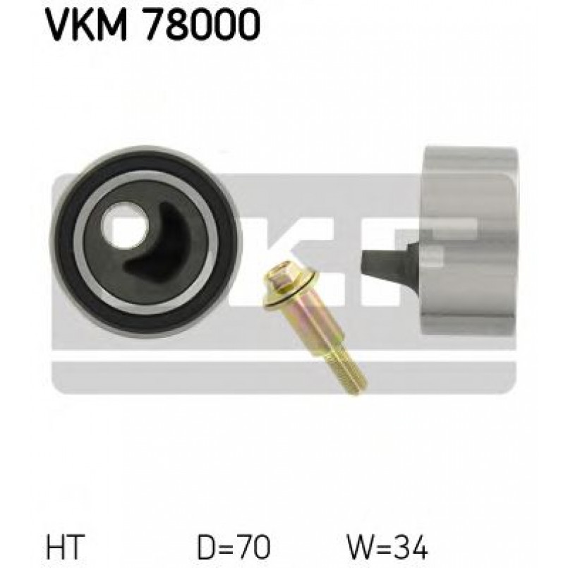 VKM 78000 SKF Ролик модуля натягувача ременя